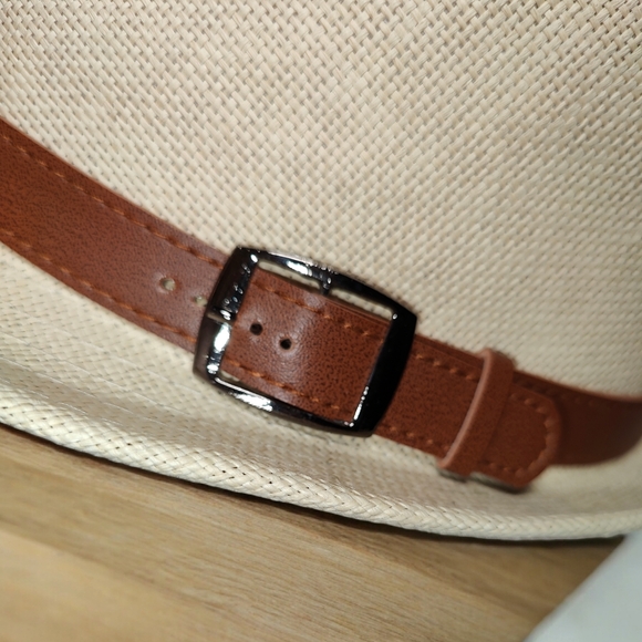 🍄Classic Unisex Trilby Straw Fedora Hat - Picture 6 of 10